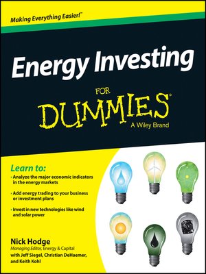 cover image of Energy Investing For Dummies
